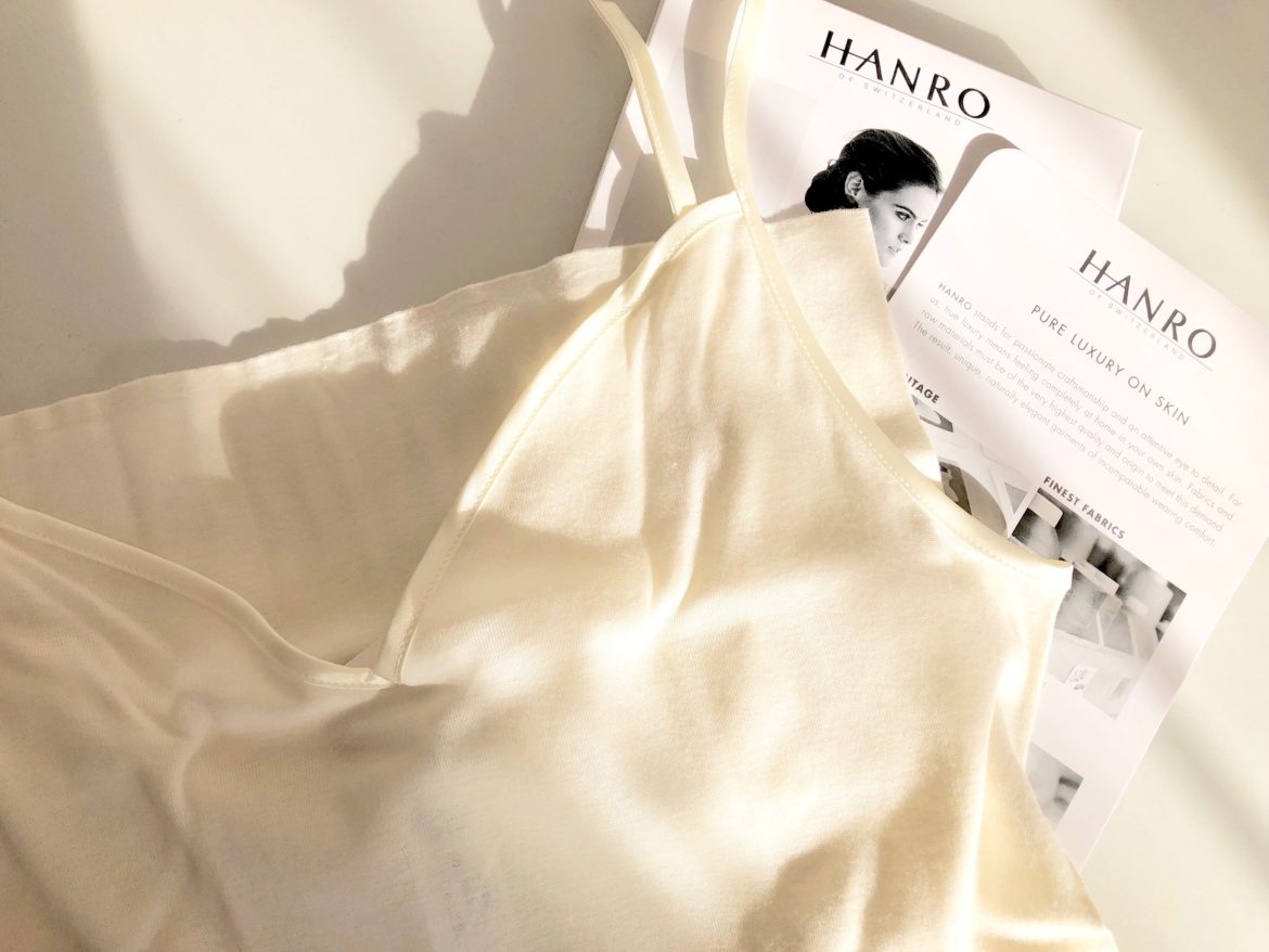 HANROのキャミソール