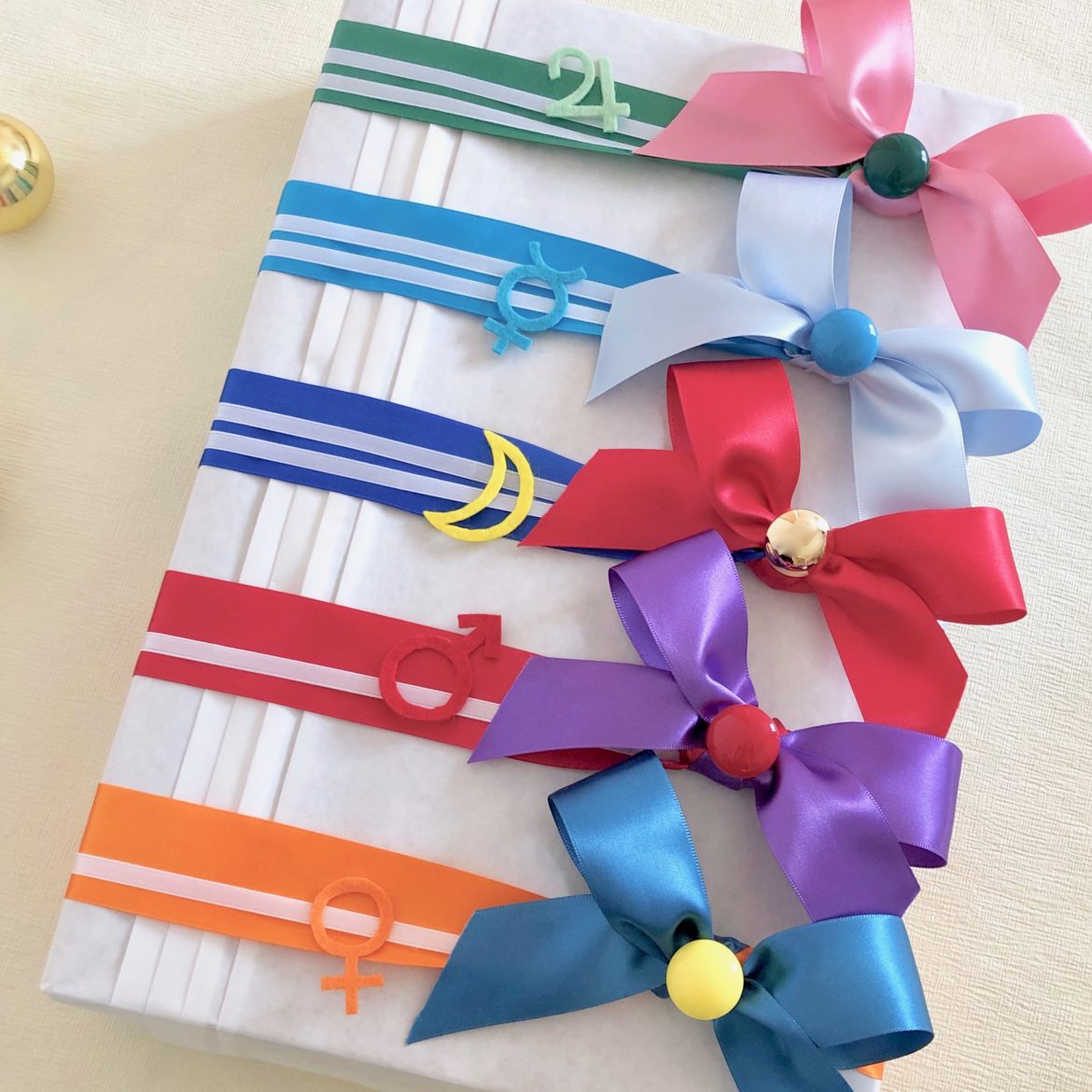 セーラー戦士のラッピング